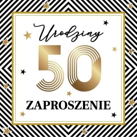 Zaproszenie Urodziny (10szt)