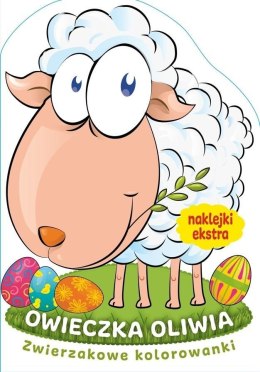 Zwierzakowe kolorowanki. Owieczka Oliwia
