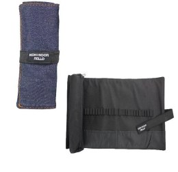 Piórnik zwijane Jeans ciemnoniebieski