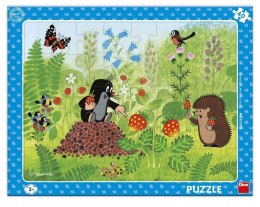 Puzzle ramkowe Krecik i poziomki 40el
