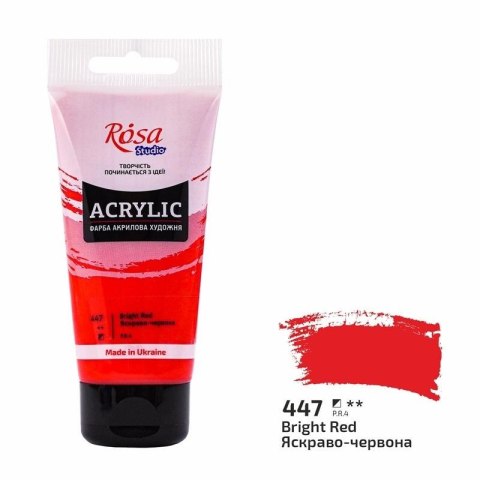 Farba akrylowa bright red 447 75ml