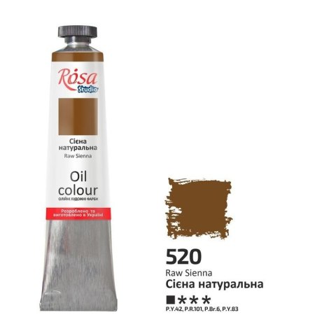 Farba olejna raw sienna 520 45ml