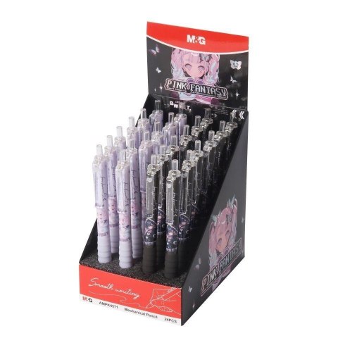 Ołówek Manga Pink Fantasy 0,5mm (24szt) M&G