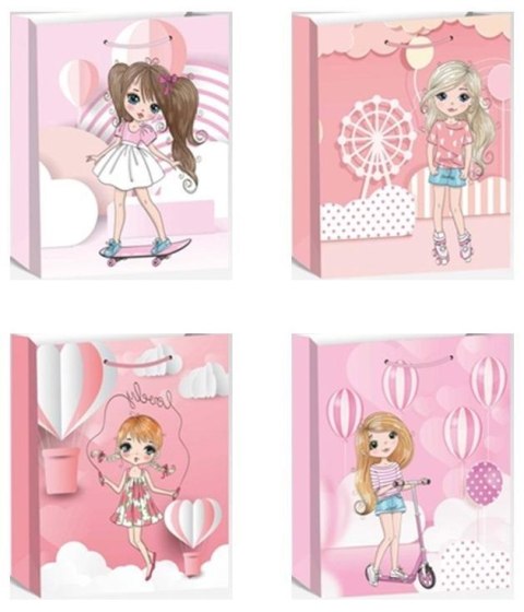 Torebka prezentowa M Dziewczynka