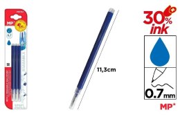 Wkłady do długopisów ścieralnych niebieskie 3szt