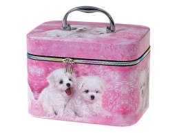 Kuferek L z lusterkiem na zamek 23x17x15cm