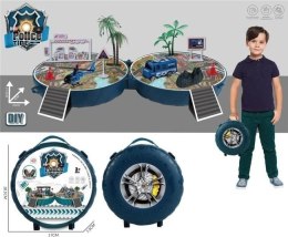 Zestaw pojazdów policyjnych