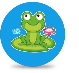 Piłka PVC Sportox Kids 230mm - Żabka