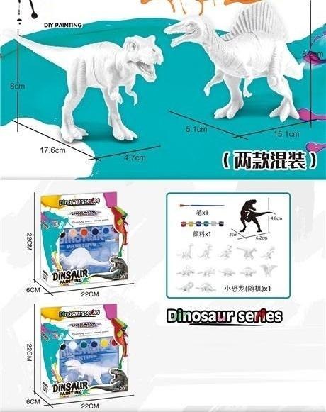 Dinozaur do malowania MIX