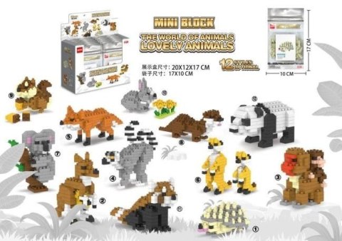 Klocki zwierzęta MIX