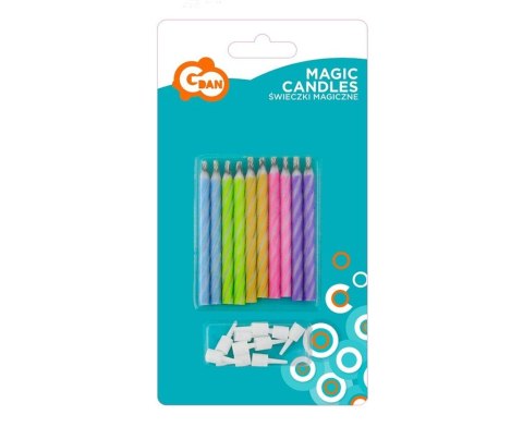 Świeczki magiczne pastelowe