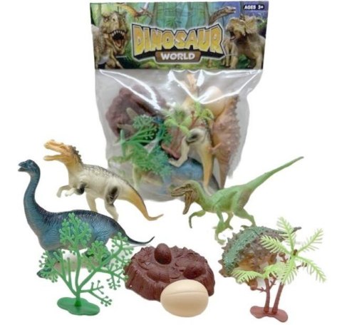 Zestaw dinozaurów z jajem