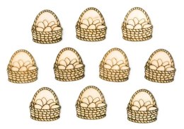 Naklejki drewniane koszyczki