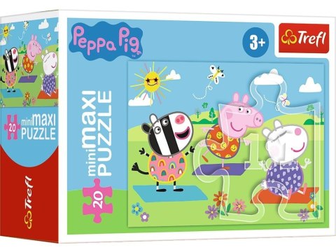Puzzle 20 miniMaxi Beztroski dzień Peppy 1 TREFL