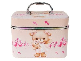 Kuferek L z lusterkiem na zamek 23x18x15cm