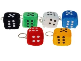 Brelok pluszowa kostka 4,5cm MIX