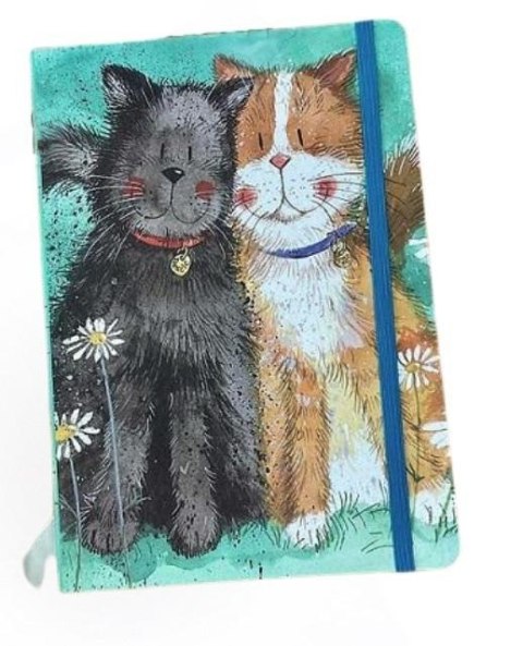 Notatnik z gumką A5 LCN13 Koty Toffe i Treacle