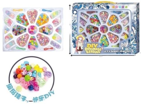 Zestaw koralików do robienia biżuterii