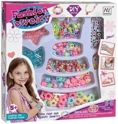 Zestaw koralików do robienia biżuterii
