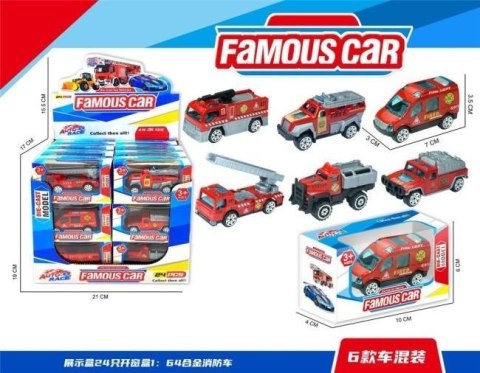 Auto metalowe straży pożarnej MIX