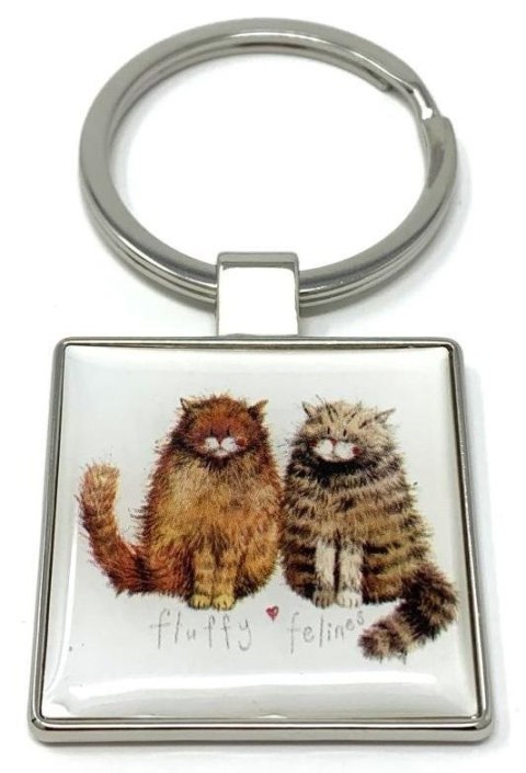 Brelok do kluczy K27 Puszyste koty
