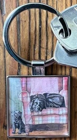 Brelok do kluczy K37 Psy Sophie&Scarlett