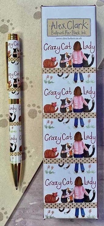 Długopis Crazy Cat Lady Kociara