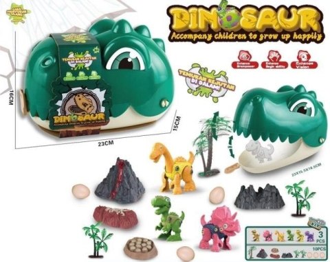 Głowa dinozaura z akcesoriami