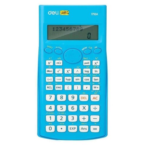 Kalkulator naukowy 12-cyfrowy niebieski DELI