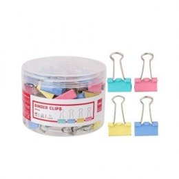 Klipsy mix kolorów 25mm 48szt DELI