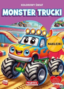 Kolorowanka Kolorowy świat. Monster Trucki