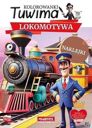 Kolorowanki Tuwima. Lokomotywa z naklejkami