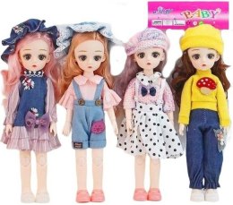 Lalka stylowa zginane ręce i nogi 29cm MIX