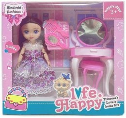 Lalka z toaletką i akcesoriami