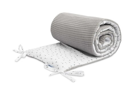 Ochraniacz do łóżeczka Wafel dmuchawce grafitowy