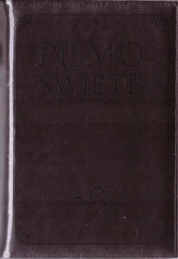 Pismo Święte w etui brązowe