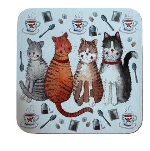 Podkładka pod kubek C245 Koty i herbata