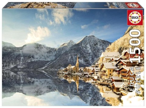 Puzzle 1500 Hallstatt zimą Austria