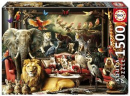 Puzzle 1500 Zwierzęta w salonie
