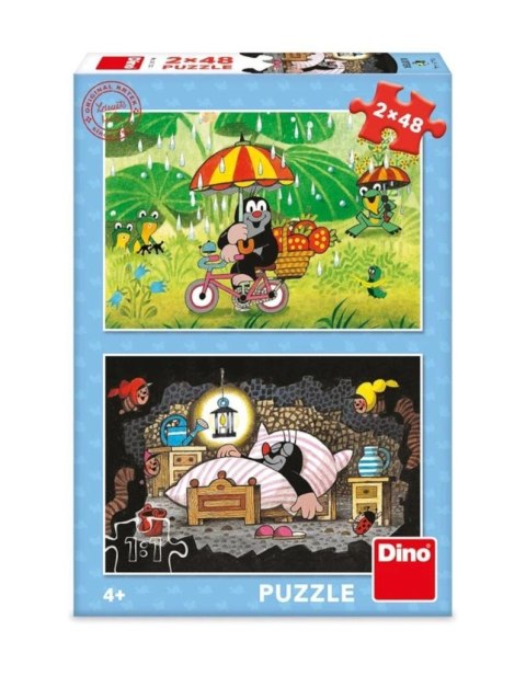 Puzzle 2w1 Krecik, Dzień Krecika