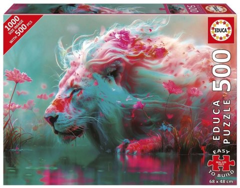 Puzzle 500 Król zwierząt