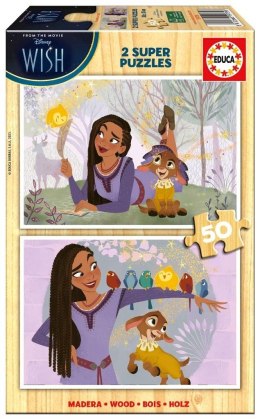 Puzzle drewniane 2x50 Życzenie