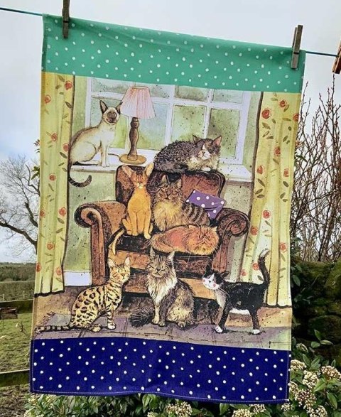 Ręcznik kuchenny TT33 Dom pełen kotów