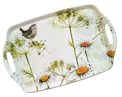 Taca kuchenna duża Strzyżyk i stokrotki