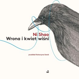 Wrona i kwiat wiśni