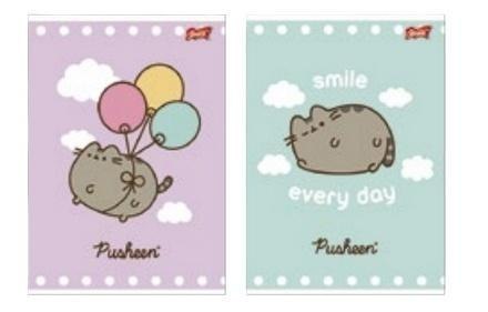 Zeszyt A4/32K kratka laminowany Pusheen (15szt)
