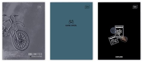 Zeszyt A4/60K kratka M 70g Boys mix (5szt)