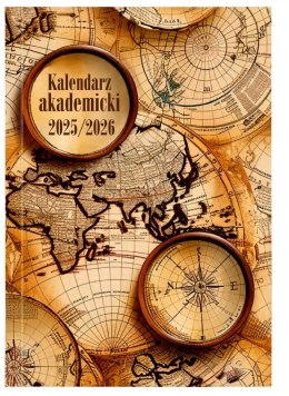 Kalendarz akademicki 2025/2026 A5 tyg. PCV Mapa