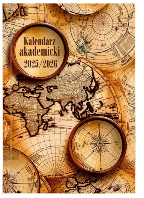 Kalendarz akademicki 2025/2026 A5 tyg. PCV Mapa