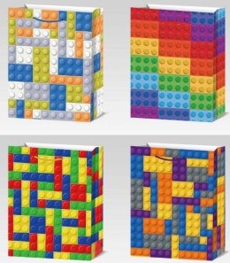 Torebka prezentowa S Klocki